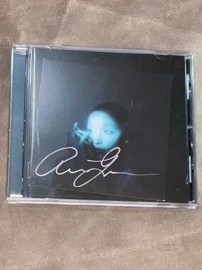 Ariana Grande Signed Eternal Sunshine Deluxe D2C Light Pink Signature